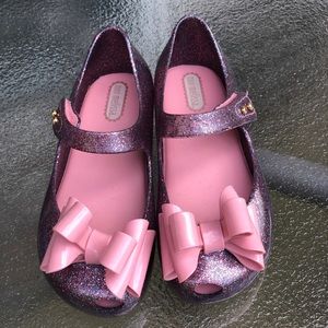 Mini Melissa big bow shoes
